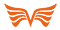 Vogel Log orange wing logo